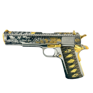 Samurai Colt 1911 with custom Samurai Sword Grips